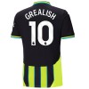 Camisola Manchester City Grealish 10 Homen Equipamento 2ª 24/25